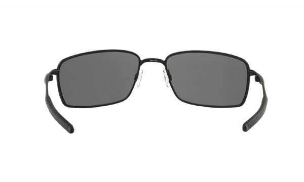 Oakley Square Wire Matte Black Black Iridium Polarized achterzijde