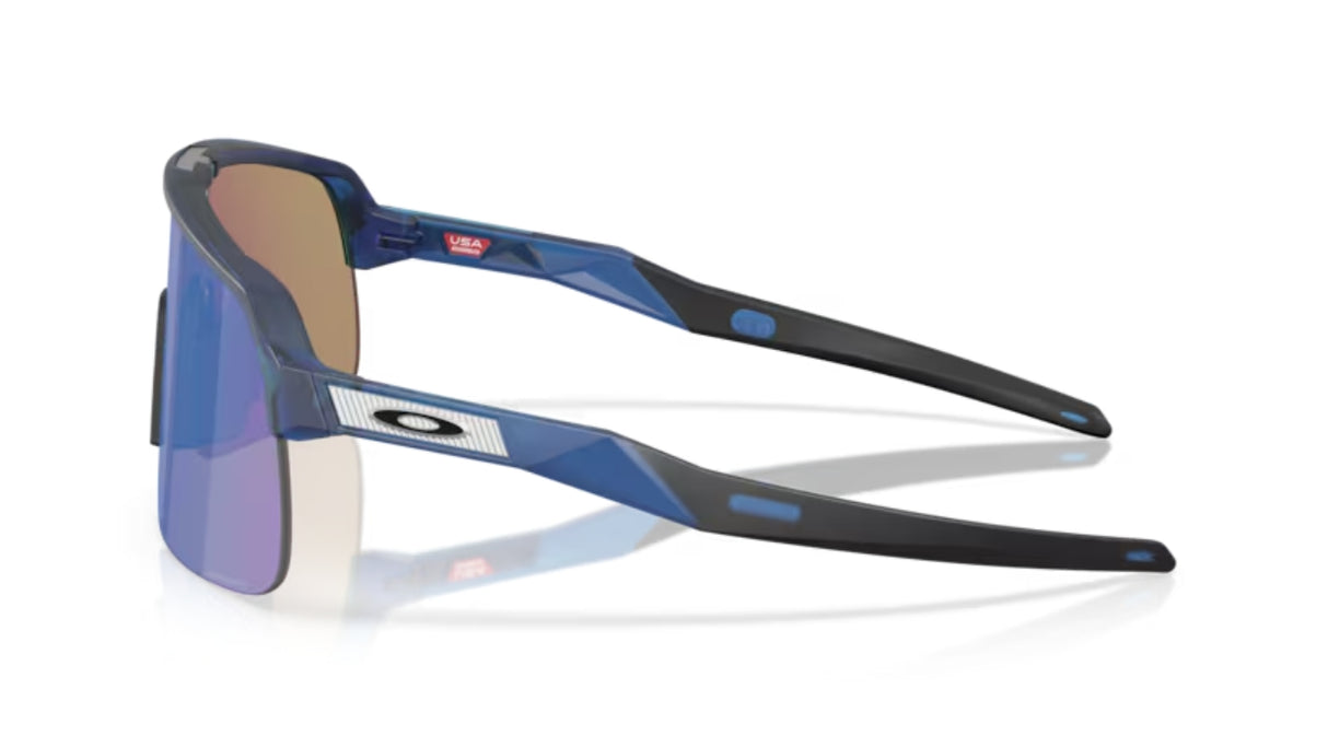 Oakley Sutro Lite S Matte Transparent Blue / Prizm Sapphire zijkant