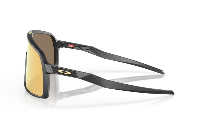 Oakley-Sutro-Matte-Carbon-Prizm-24K-zijkant
