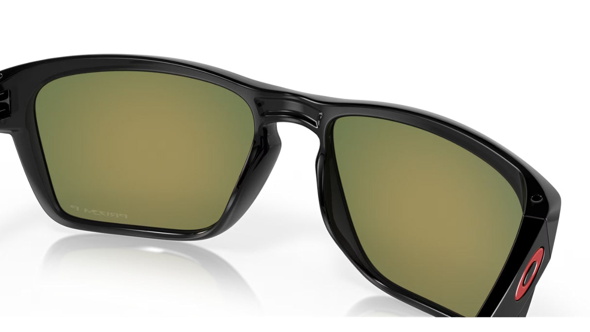 Oakley Sylas M (medium) Black Ink Prizm Ruby Polarized achterzijde schuin