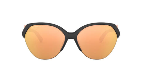 Oakley Trailing Point Matte Black Prizm Rose Gold Polarized voorzijde