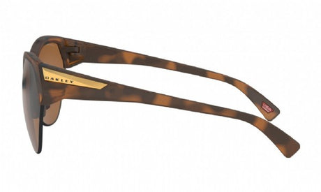 Oakley Trailing Point Matte Brown Tortoise Prizm Tungsten Polarized zijaanzicht