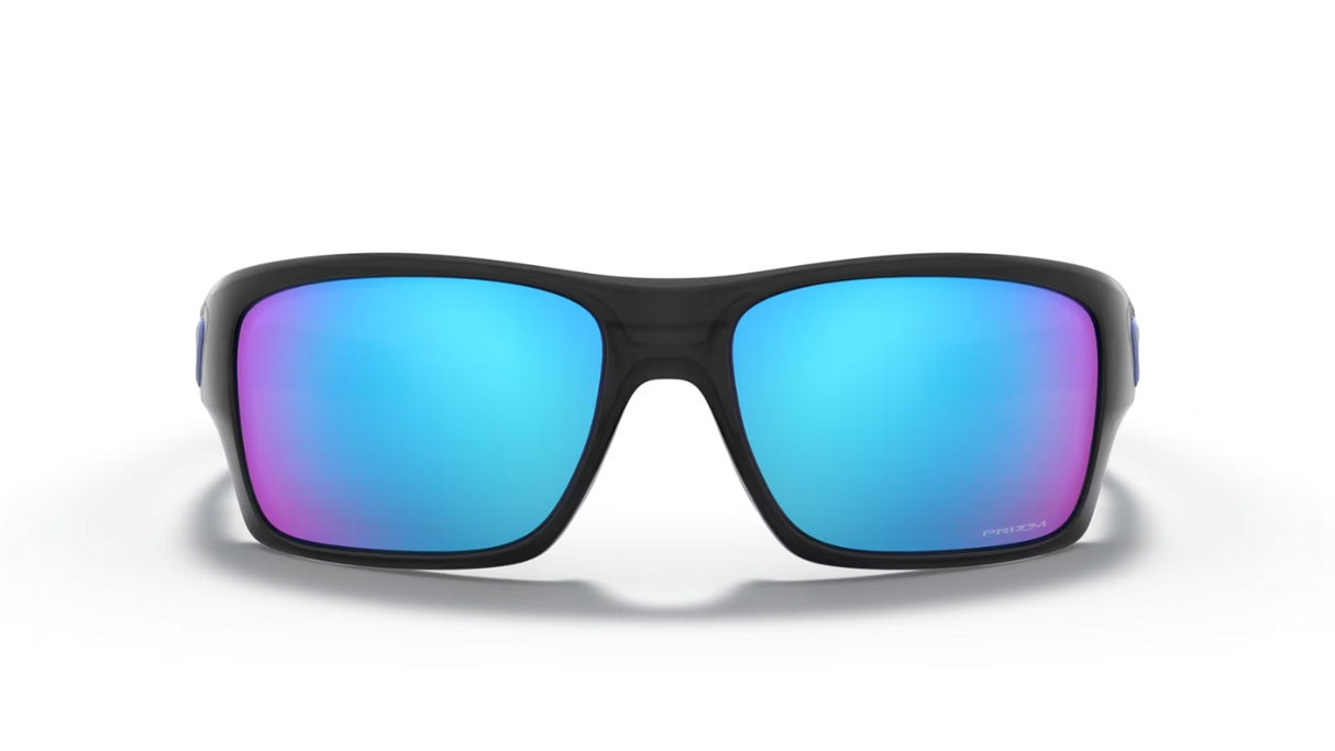 Oakley Turbine Black Ink Prizm Sapphire Iridium voorzijde