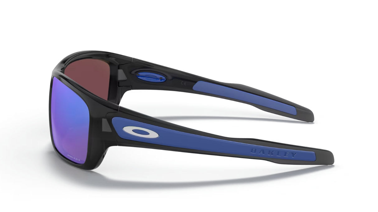 Oakley Turbine Black Ink Prizm Sapphire Iridium zijaanzicht