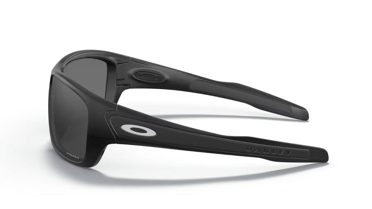 Oakley Turbine Matte Black Prizm Black Iridium zijaanzicht