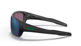 Oakley Turbine Matte Black Prizm Jade Polarized zijaanzicht