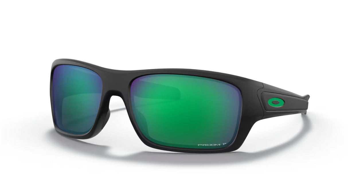 Oakley Turbine Matte Black Prizm Jade Polarized