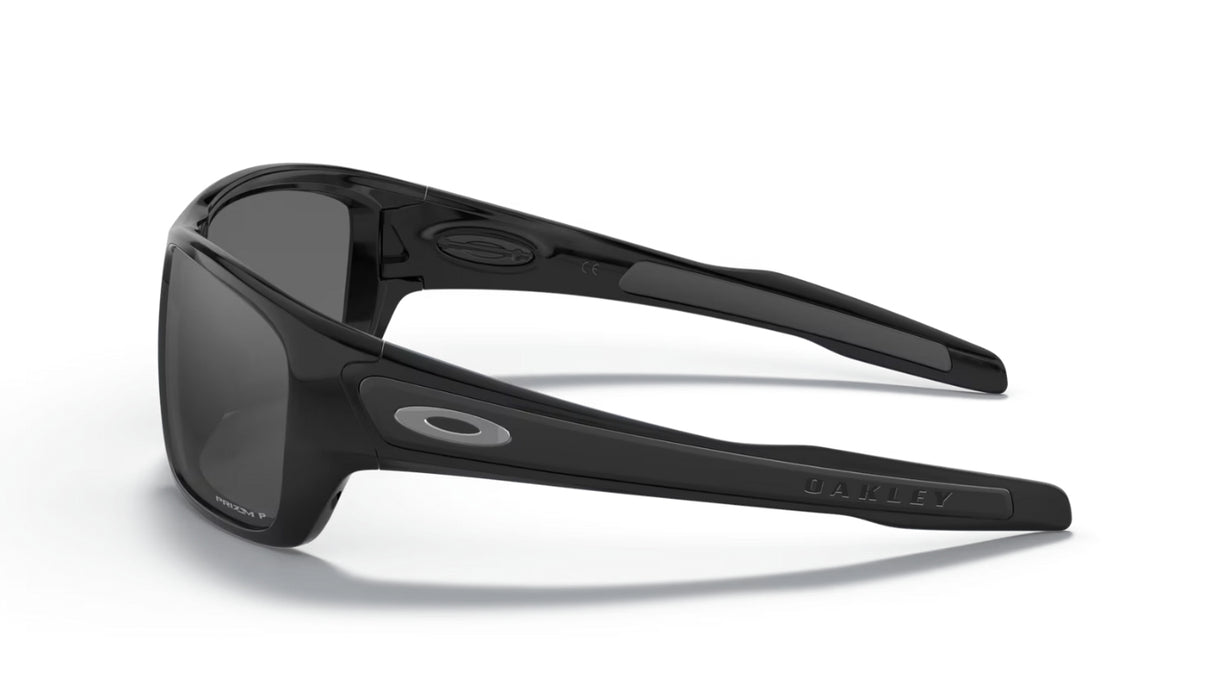 Oakley Turbine Polished Black Prizm Black Polarized zijaanzicht