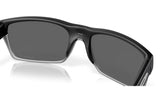 Oakley TwoFace Matte Black Prizm Black Polarized achterzijde nabij