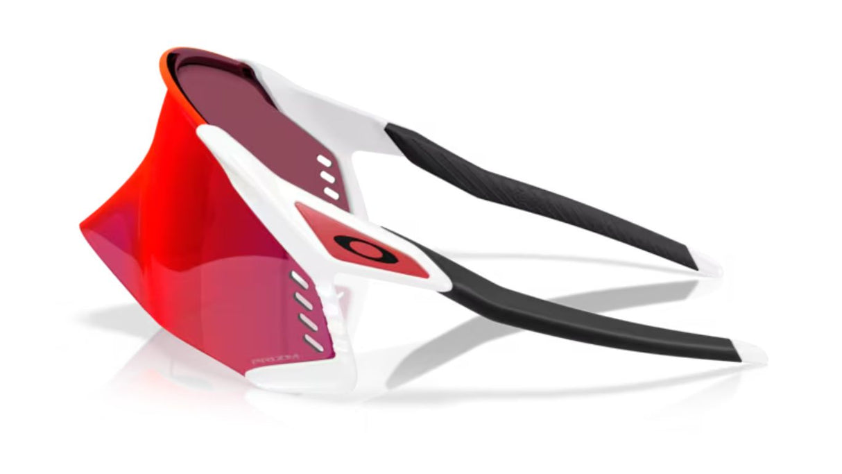 Oakley Velo Kato Matte White / Prizm Road zijkant