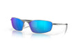 Oakley Whisker Satin Chrome Prizm Sapphire Polarized
