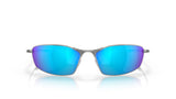 Oakley Whisker Satin Chrome Prizm Sapphire Polarized voorzijde