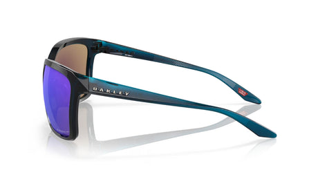 Oakley Wildrye Polished Transparent Poseidon Prizm Sapphire Polarized zijaanzicht