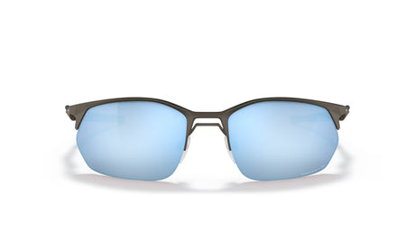 Oakley Wire Tap 2.0 Satin Lead Prizm Deep H2O Polarized voorzijde