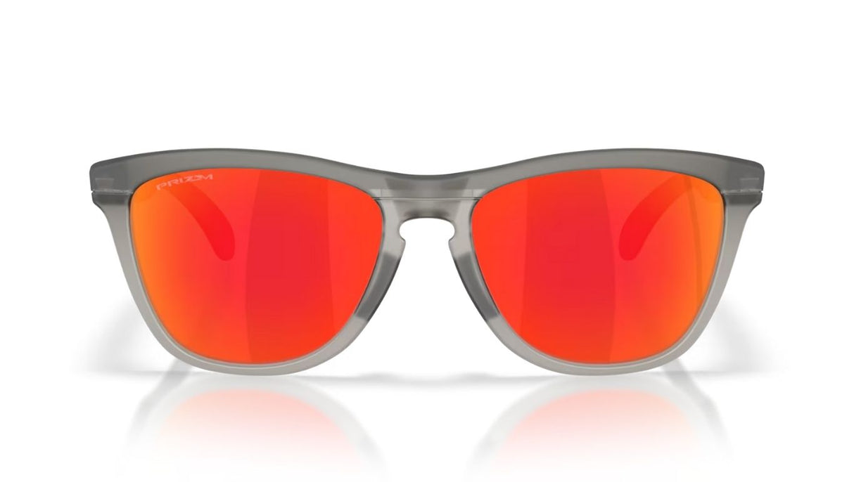 Oakley-frogskins-Range-XL-Matte-Grey-Smoke-Grey-Ink-Prizm-Ruby-Vooraanzicht