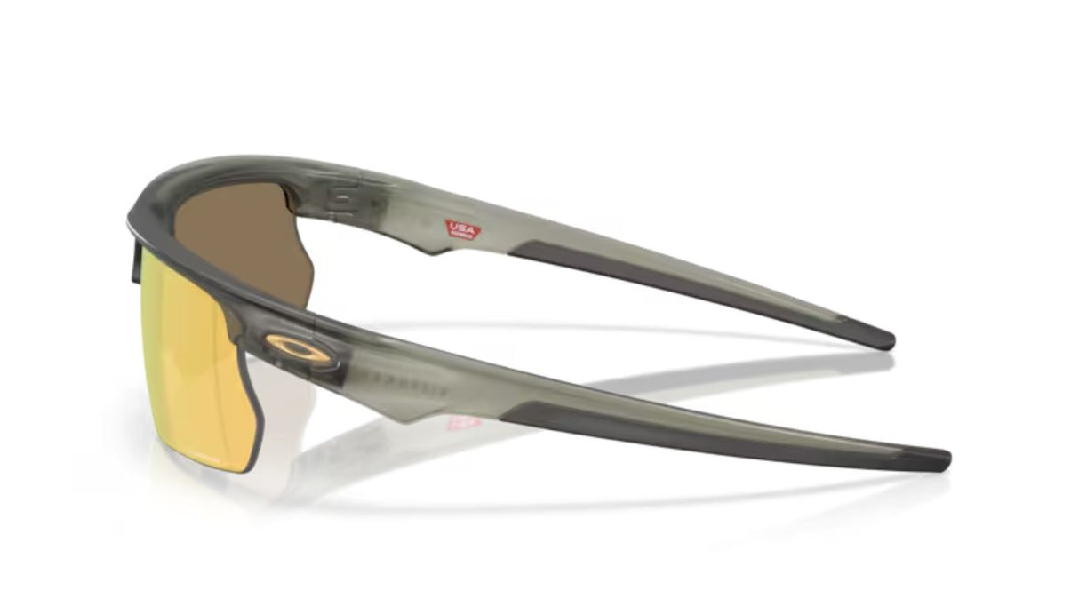 Oakley Bisphaera Matte Olive Ink Prizm 24K Polarized zijkant