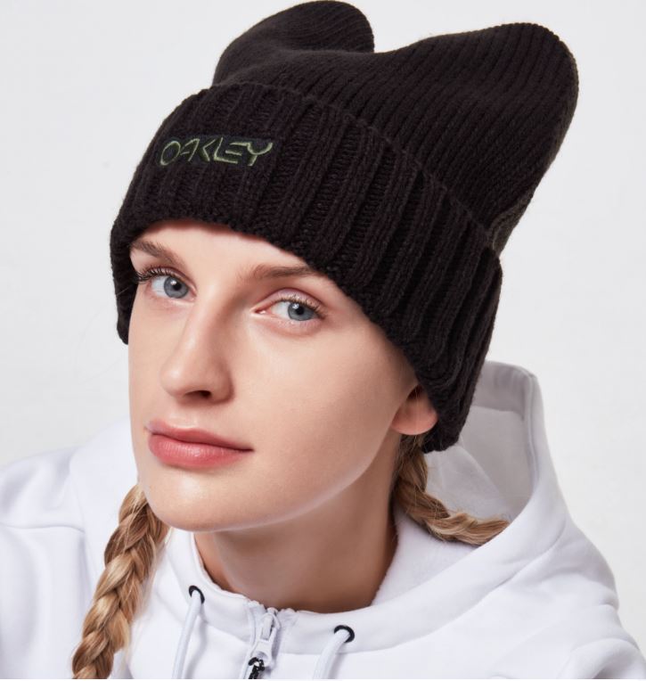 Oakley Floppy Beanie/ Black/Green