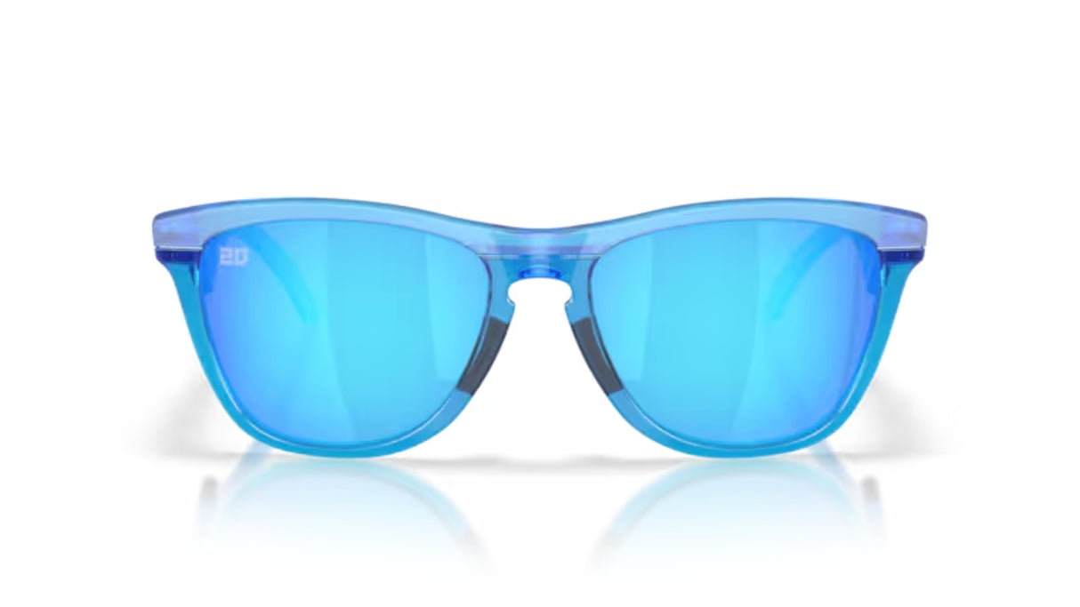 Oakley Frogskins Hybrid Matte Acid Blue/ Prizm Sapphire voorkant