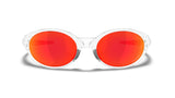 Oakley Custom Eye Jacket Polished Clear/ Prizm Ruby Voorkant