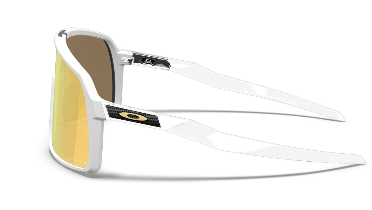 Oakley Custom Sutro Polished White/ Prizm 24K