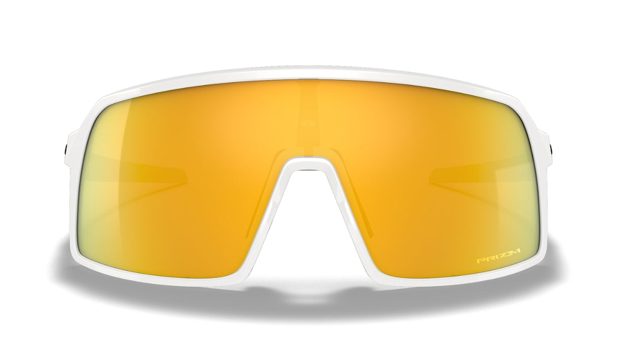 Oakley Custom Sutro S Polished White/ Prizm 24K Voorkant