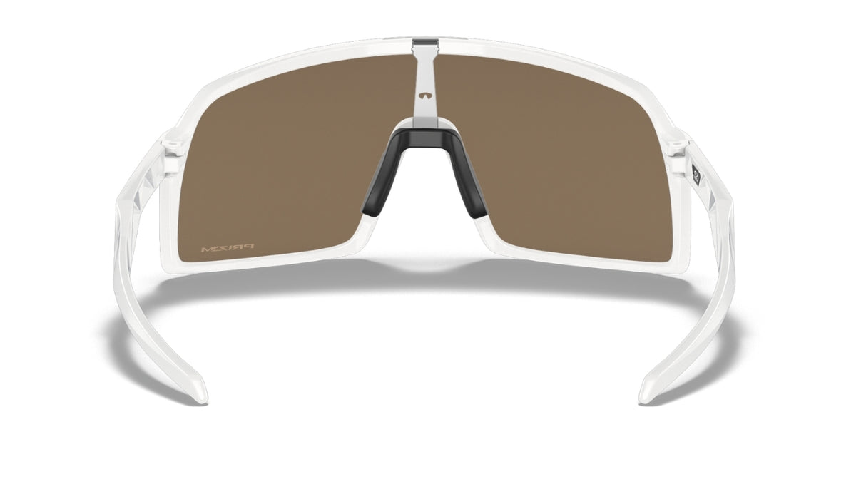 Oakley Custom Sutro S) Polished White Prizm 24K Achterkant