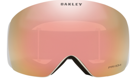 Oakley Flight Deck L Matte White/ Prizm Snow Rose Gold voorkant