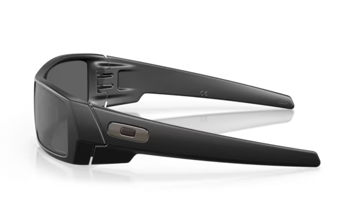 Oakley Gascan Mattschwarz/Schwarz Iridium Polarisiert