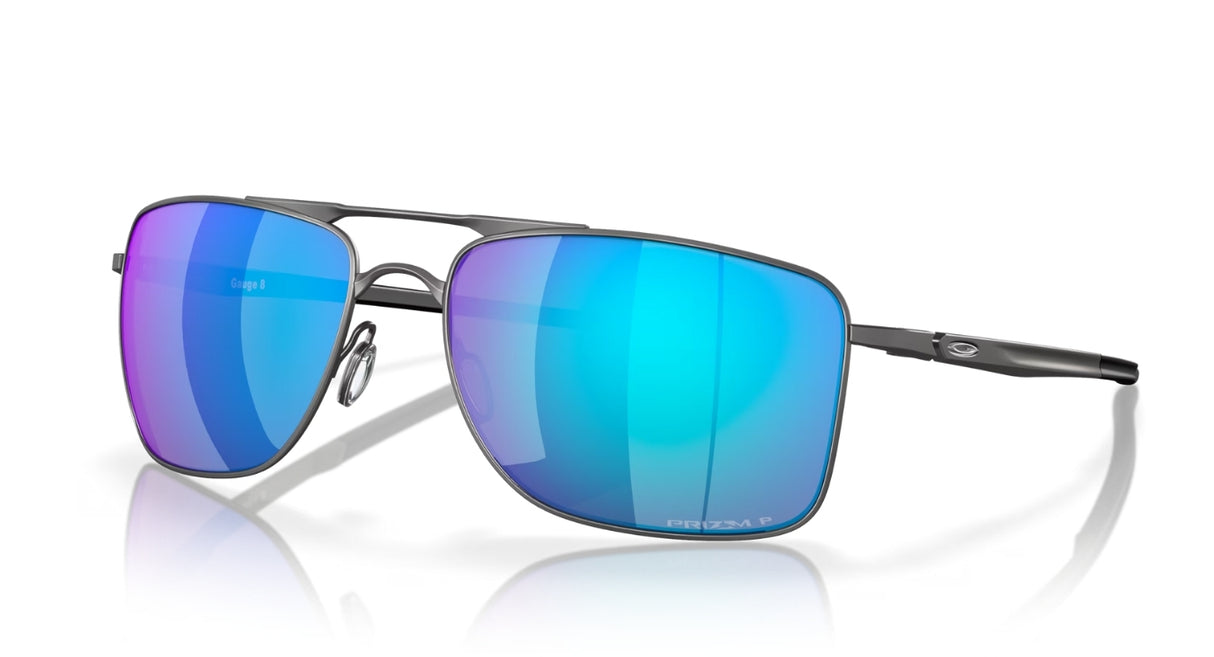 Oakley Gauge 8 Matte Gunmetal/ Prizm Sapphire Polarized