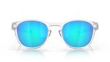 Oakley Latch Matte Clear/ Prizm Sapphire Polarized Voorkant