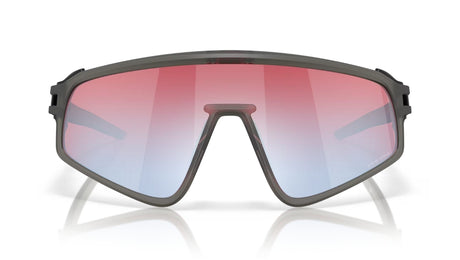 Oakley Latch Panel Matte Grey Smoke/ Prizm Snow Sapphire Voorkant