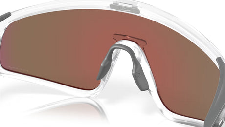Oakley Latch Panel Matte Clear/ Prizm Violet Achterkant