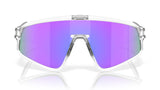Oakley Latch Panel Matte Clear/ Prizm Violet Voorkant