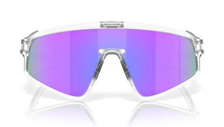 Oakley Latch Panel Matte Clear/ Prizm Violet Voorkant