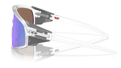 Oakley Latch Panel Matte Clear/ Prizm Violet Zijkant