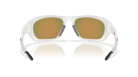 Oakley Lateralis Matte Vapor/ Prizm Ruby Polarized achterkant