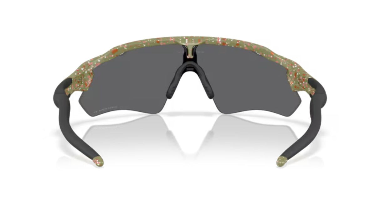 Oakley Radar EV Path Matte Fern Terrazzo/ Prizm Black Polarized achterkant