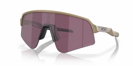 Oakley Sutro Lite Sweep sportbril in Matte Terrain Tan met Prizm Road Black lens, ideaal voor wielrenners