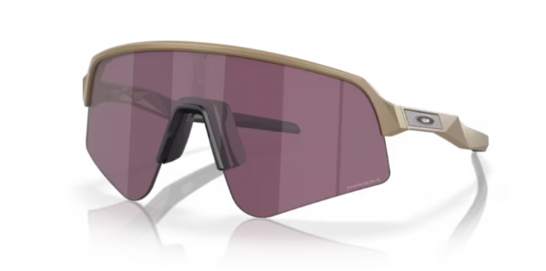 Oakley Sutro Lite Sweep sportbril in Matte Terrain Tan met Prizm Road Black lens, ideaal voor wielrenners