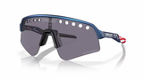 Oakley Sutro Lite Sweep sportbril in Troy Lee Designs Blue Colorshift met Prizm Grey Vented lens