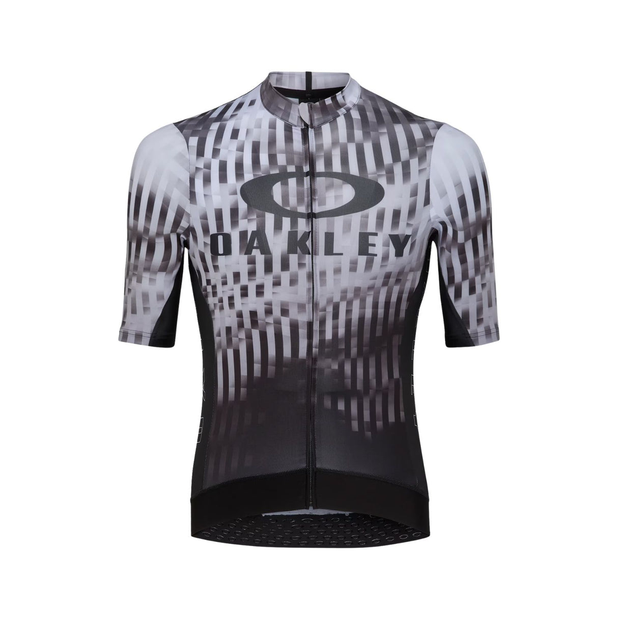 Oakley-icon-training-jersey-black-glitch-print-Voorzijde
