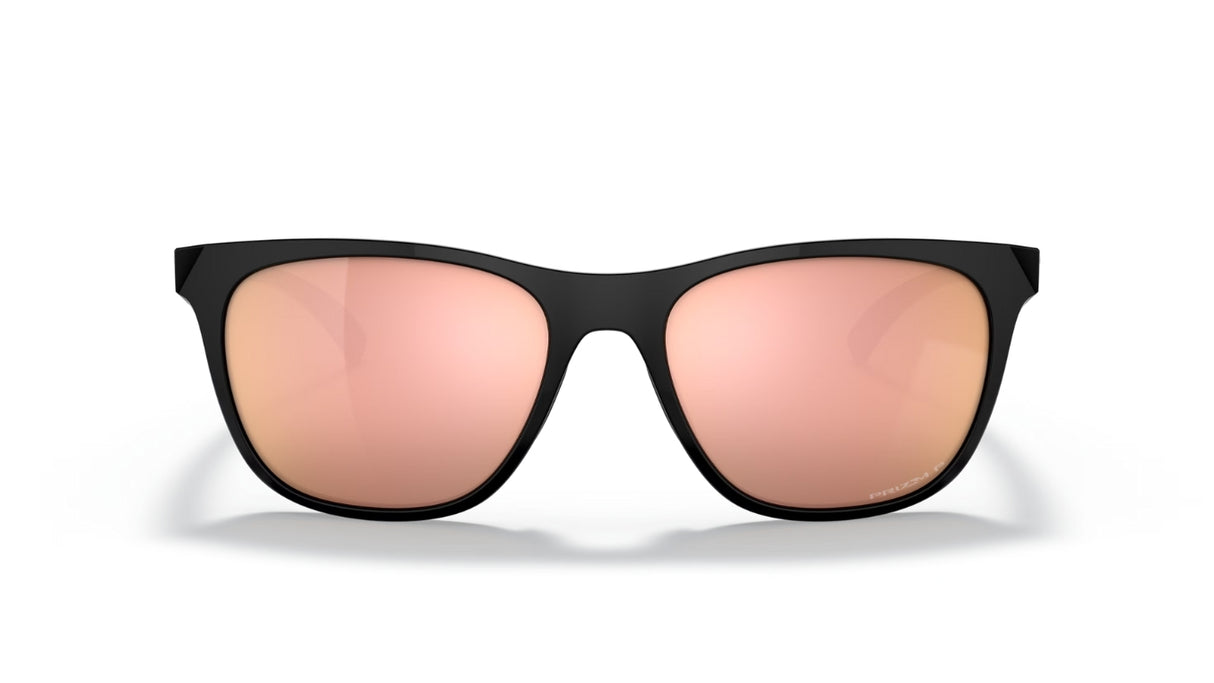 Oakley Leadline Polished Black Prizm Rose Gold Polarized vooraanzijde