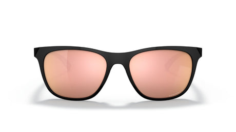 Oakley Leadline Polished Black Prizm Rose Gold Polarized vooraanzijde