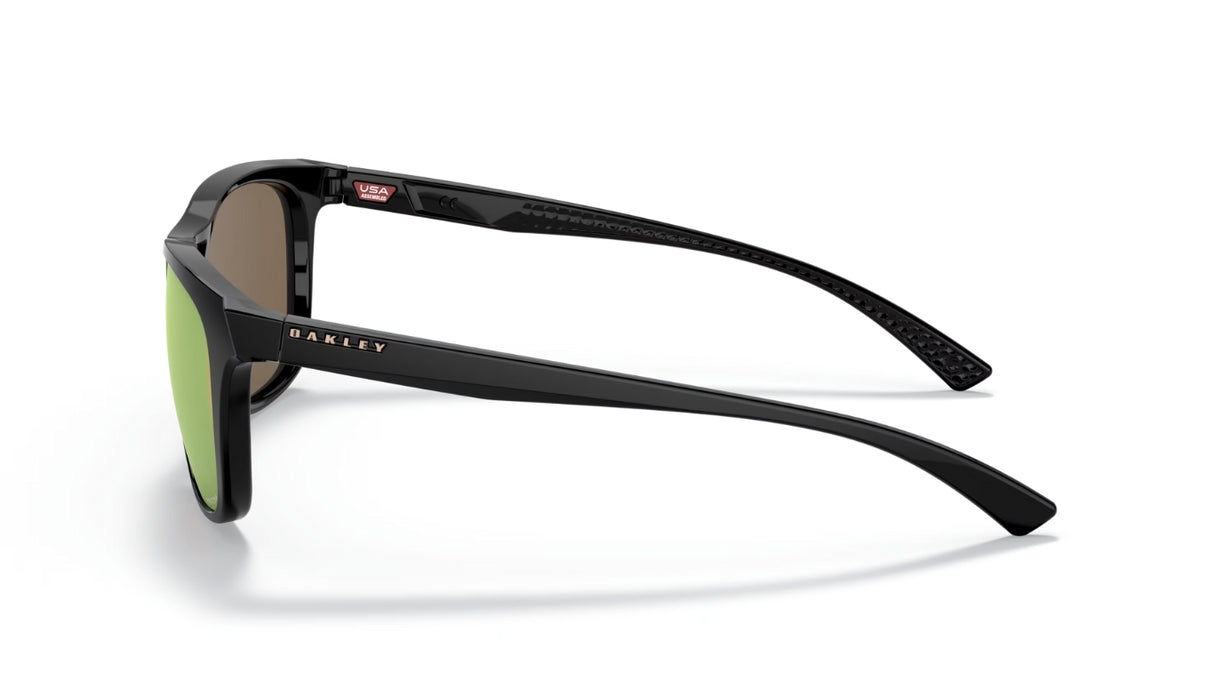 Oakley Leadline Polished Black Prizm Rose Gold Polarized zijaanzicht