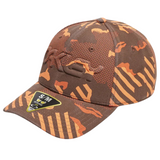 Oakley 6 Panel Strech Hat Embossed/ Orange Stripe/Grip Camo