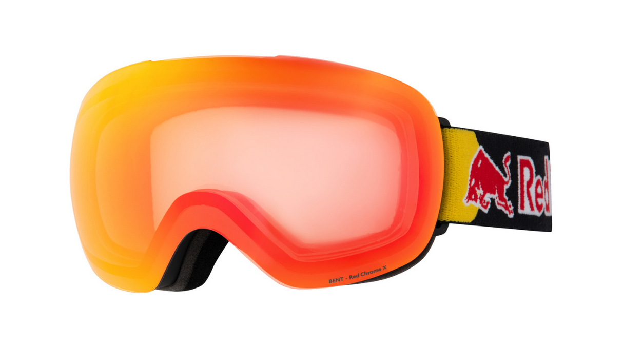 Red Bull SPECT Goggles BENT Black/ Brown Red Chrome X