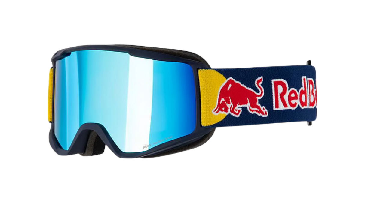 Red Bull SPECT Goggles NEON Blue / Smoke Blue Mirror