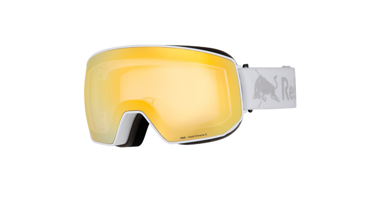 Red Bull SPECT Goggles FINK White/ Brown Gold Mirror