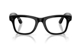 Ray-Ban Meta Wayfarer Shiny Black / Transitions Graphite Green