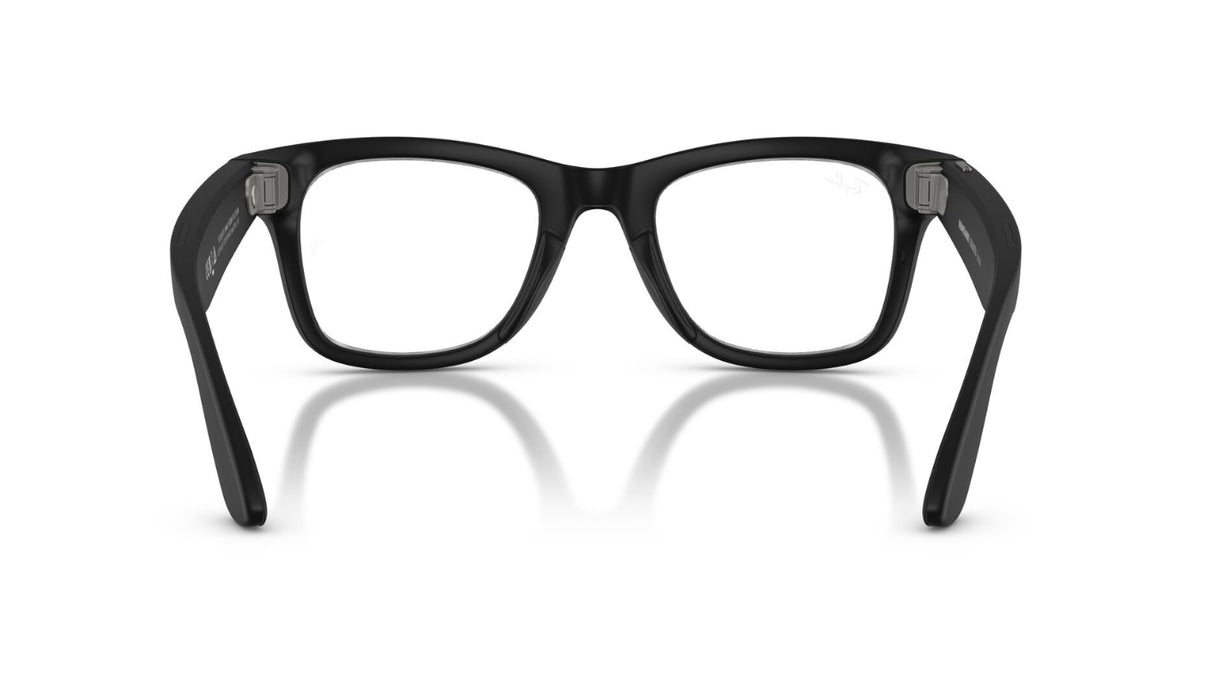 Ray-Ban-Meta-Wayfarer-Matte-Black-Clear-achterzijde